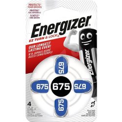 Energizer 675 (PR44) hallókészülék elem 4 db-os