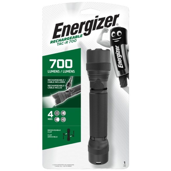 Energizer TAC-R700 Tactical újratölthető LED lámpa 700 lumen - nagy fényerejű