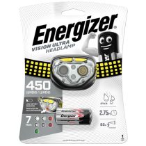   Energizer Vision Ultra Led fejlámpa 450 Lumen 3db AAA elemmel