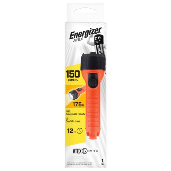 Energizer Atex 2AA robbanásbiztos elemlámpa 150 lumen