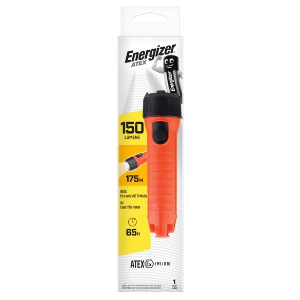 Energizer Atex 2D robbanásbiztos elemlámpa 150 lumen