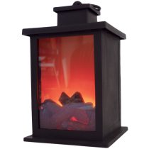 Entac LED lámpa kandalló lánghatással, 28 cm, elemes