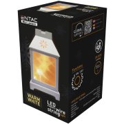 Entac LED Mini Lámpás, Fehér, 12 cm, meleg fehér, elemes