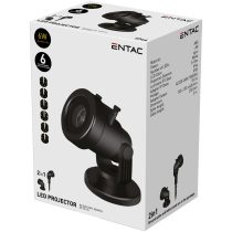   Entac LED Projektor lámpa 6W-os, 6 cserélhető kártyával, 5-10m távolságra