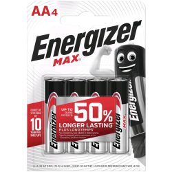 Energizer Max AA ceruza tartós elem 4 db-os