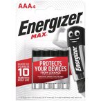 Energizer Max AAA mikró tartós elem 4 db-os