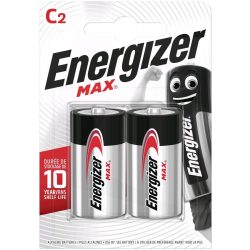 Energizer Max C, LR14 baby tartós elem 2 db-os