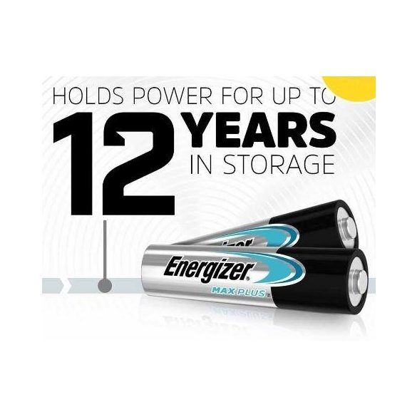 Energizer Max Plus AAA tartós mikró elem 4 db-os