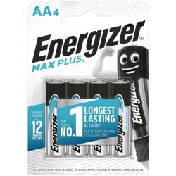Energizer Max Plus AA tartós ceruza elem 4 db-os