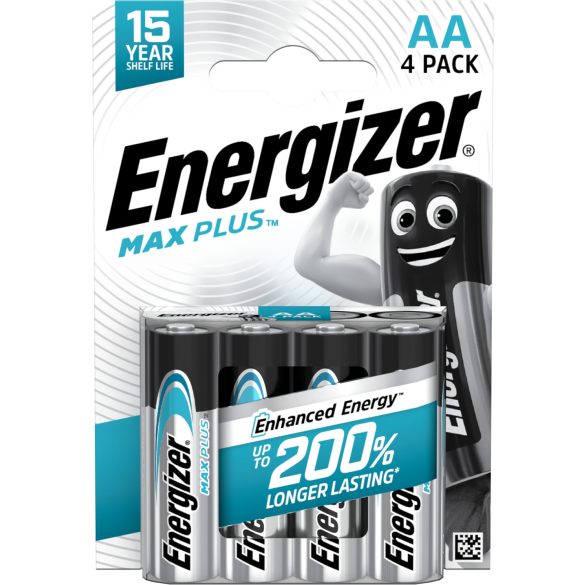 Energizer Max Plus AA alkáli ceruza elem 4 db-os