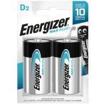 Energizer Max Plus D, LR20 góliát tartós elem 2 db-os