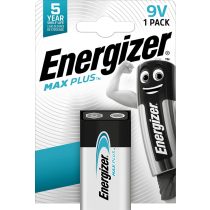 Energizer Max Plus 9V alkáli tartós elem 1 db-os