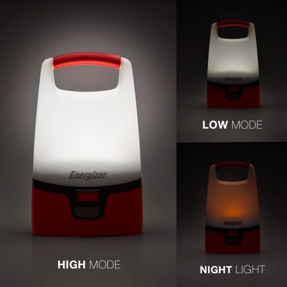 Energizer Vision LED USB Kempinglámpa, 1300 lm, 360° világítás, USB töltő, 4xD