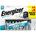 Energizer Max Plus AA alkáli ceruza elem 8 db-os (LR6)