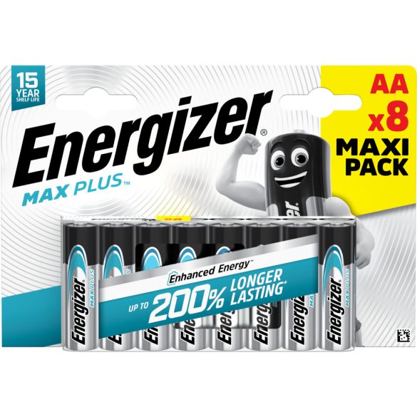 Energizer Max Plus AA alkáli ceruza elem 8 db-os (LR6)