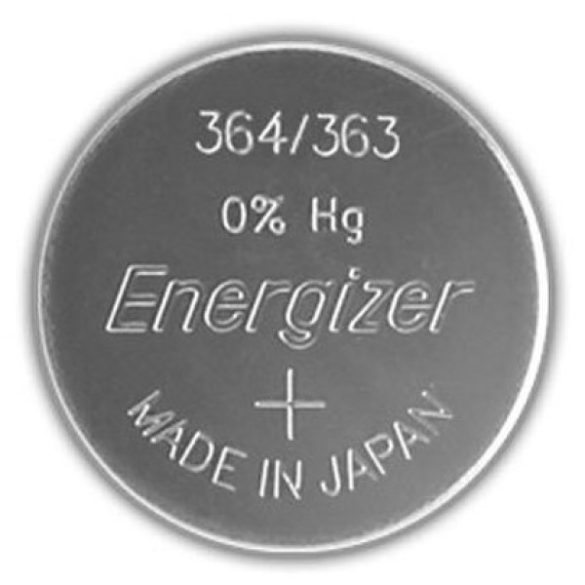 Energizer 364/363, SR621SW Ezüst Oxid óraelem 1 db-os