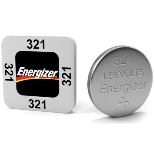 Energizer 321, SR616SW, SR65, Ezüst Oxid óraelem 1 db-os