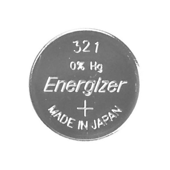 Energizer 321, SR616SW, SR65, Ezüst Oxid óraelem 1 db-os