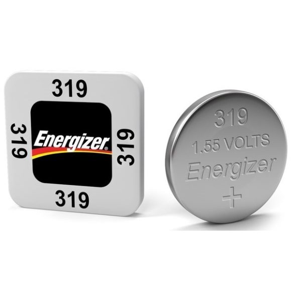 Energizer 319, SR527SW, SR64, Ezüst Oxid óraelem 1 db-os