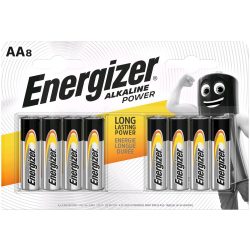 Energizer Alkaline Power AA tartós ceruza elem 8 db-os