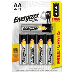 Energizer Alkaline Power AA 4+1 tartós ceruza elem 5 db-os