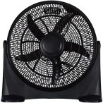   Entac Hordozható Padló Ventilátor 90W, 42 cm lapátátmérő, 3 sebességfokozat, 90° dönthető fejjel