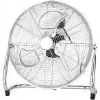   Entac Hordozható Fém Padló Ventilátor 70W, 39,5 cm lapátátmérő, 3 sebesség, 120° dönthető fejjel