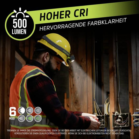 Energizer LED Fejlámpa Pro Series Hybrid, 500 lm, IP67, 3xAAA