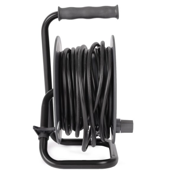 Entac Kábeldobos Hosszabbító 10m, 4 aljzat, 10A, 2300W, IP20, 3G1.0 mm² vezetékkel