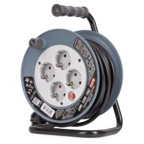   Entac Kábeldobos Hosszabbító 4 aljzat, 10m, 3000W, MINI, IP20, 3G1.5 mm² vezetékkel