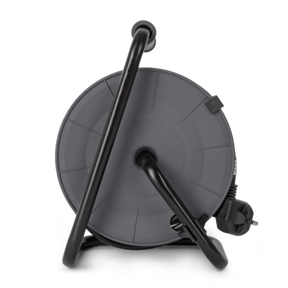 Entac Kábeldobos Hosszabbító 15m, 4 aljzat, 10A, 2300W, IP20, 3G1.0 mm² vezetékkel
