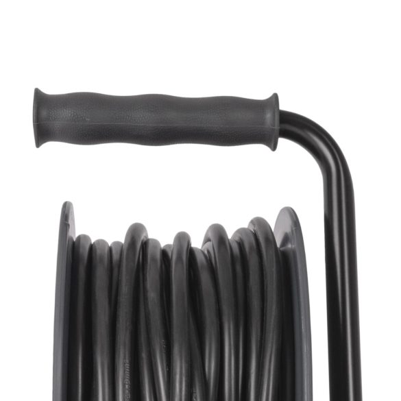 Entac Kábeldobos Hosszabbító 15m, 4 aljzat, 10A, 2300W, IP20, 3G1.0 mm² vezetékkel