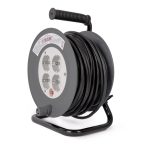   Entac Kábeldobos Hosszabbító 20m, 4 aljzat, 10A, 2300W, IP20, 3G1.0 mm² vezetékkel