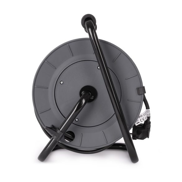 Entac Kábeldobos Hosszabbító 20m, 4 aljzat, 10A, 2300W, IP20, 3G1.0 mm² vezetékkel