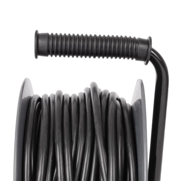 Entac Kábeldobos Hosszabbító 20m, 4 aljzat, 10A, 2300W, IP20, 3G1.0 mm² vezetékkel
