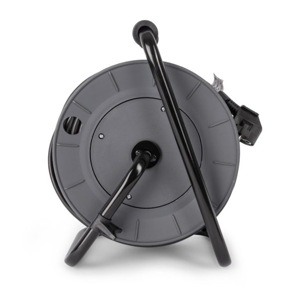Entac Kábeldobos Hosszabbító 25m, 4 aljzat, 10A, 2300W, IP20, 3G1.0 mm² vezetékkel