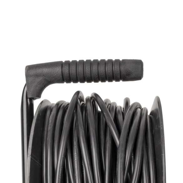 Entac Kábeldobos Hosszabbító 50m, 4 aljzat, 16A, 3680W, IP20, 3G1.5 mm² vezetékkel