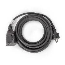   Entac Lengő Hosszabbító 10m, 1 aljzat, 16A, 3680W, IP44, 3G1.5 mm² vezetékkel, fekete