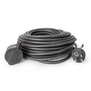   Entac Lengő Hosszabbító 20m, 1 aljzat, 16A, 3680W, IP44, 3G1.5 mm² vezetékkel, fekete