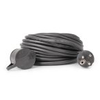   Entac Lengő Hosszabbító 30m, 1 aljzat, 16A, 3680W, IP44, 3G1.5 mm² vezetékkel, fekete