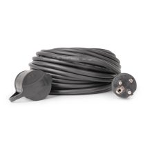   Entac Lengő Hosszabbító 30m, 1 aljzat, 16A, 3680W, IP44, 3G1.5 mm² vezetékkel, fekete