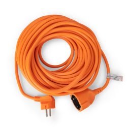   Entac Lengő Hosszabbító 20m, 1 aljzat, 16A, 3680W, 3G1.5, IP20, narancssárga
