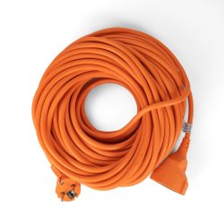   Entac Lengő Hosszabbító 30m, 1 aljzat, 16A, 3680W, 3G1.5, IP20, narancssárga