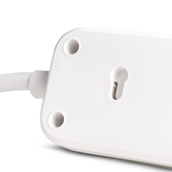Entac USB-s Kapcsolós Elosztó 4 Aljzat, 3×USB-A, 1,5 m