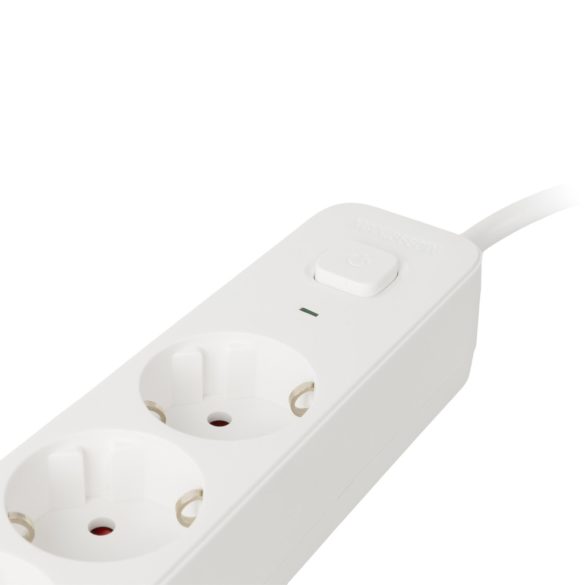 Entac D2 Kapcsolós Földelt Elosztó 4 Aljzat, 1,5 m