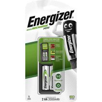 Energizer Mini akkutöltő + 2db 2000 mAh AA akku