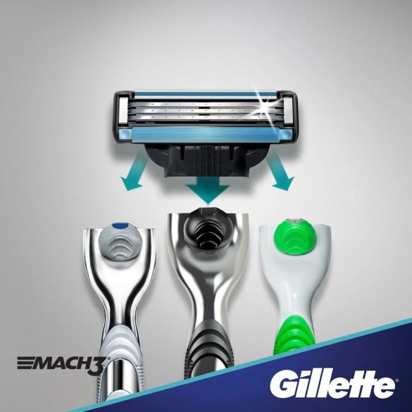 Gillette Mach 3 borotva penge 4 darabos