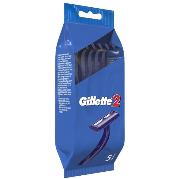 Gillette 2 eldobható borotva 5 darados