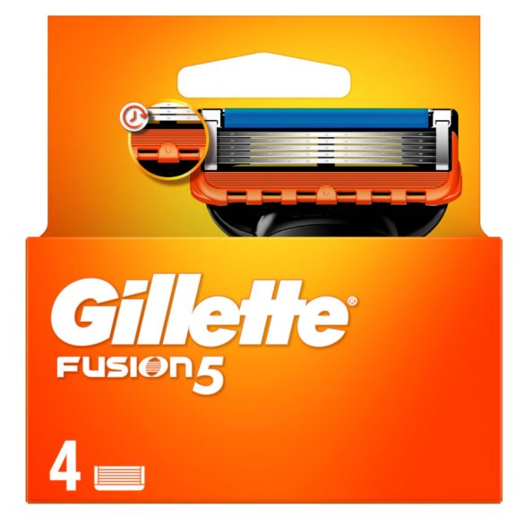 Gillette Fusion 5 borotva penge 4 darabos