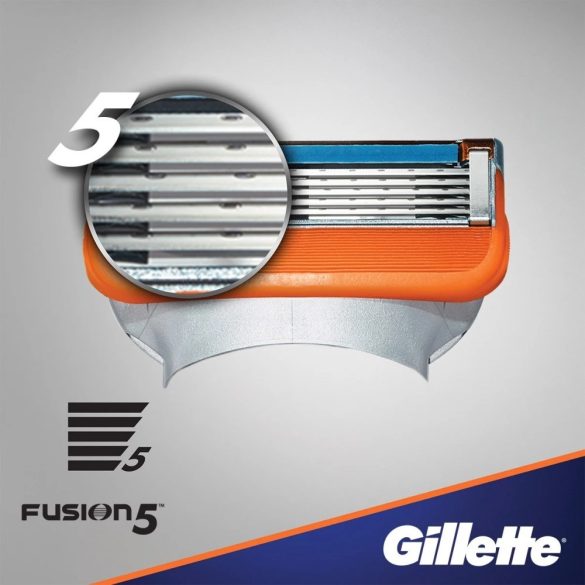 Gillette Fusion 5 borotva penge 4 darabos